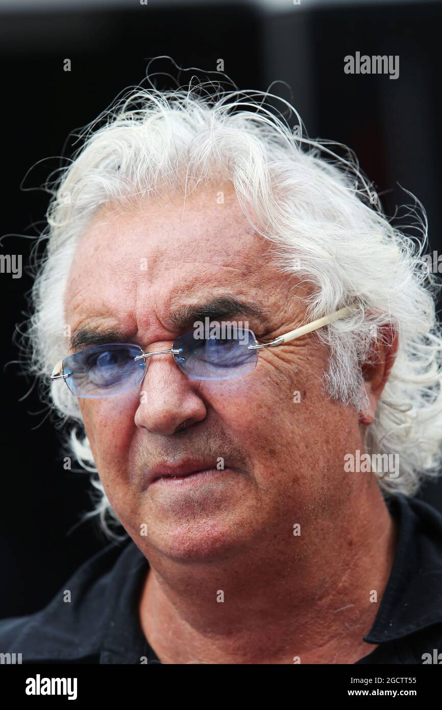 Flavio Briatore (ITA). Großer Preis von Italien, Freitag, 5. September 2014. Monza Italien. Stockfoto