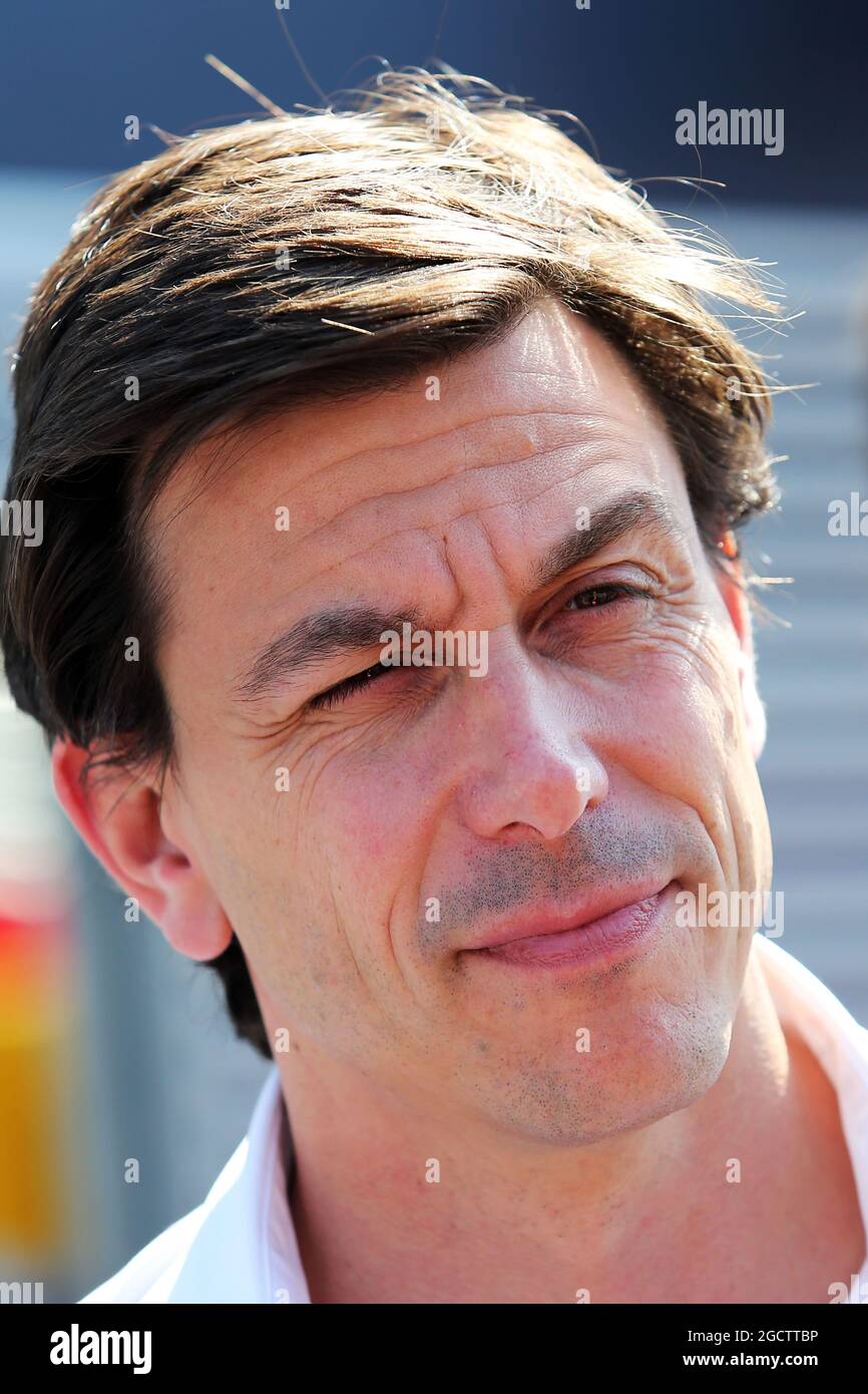 Toto Wolff (GER) Mercedes AMG F1 Aktionär und Executive Director. Großer Preis von Italien, Samstag, 6. September 2014. Monza Italien. Stockfoto