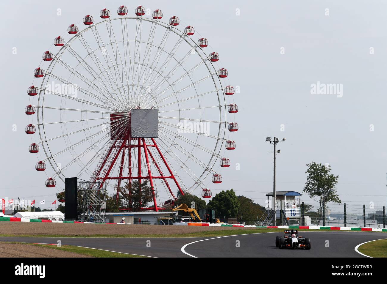 Nico Hulkenberg (GER) Sahara Force India F1 VJM07. Großer Preis von Japan, Freitag, 3. Oktober 2014. Suzuka, Japan. Stockfoto