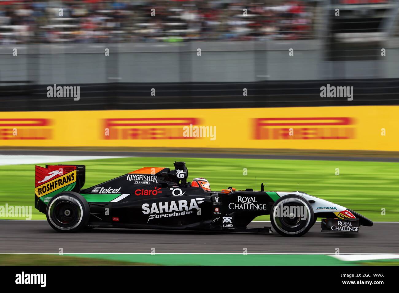 Nico Hulkenberg (GER) Sahara Force India F1 VJM07. Großer Preis von Japan, Freitag, 3. Oktober 2014. Suzuka, Japan. Stockfoto