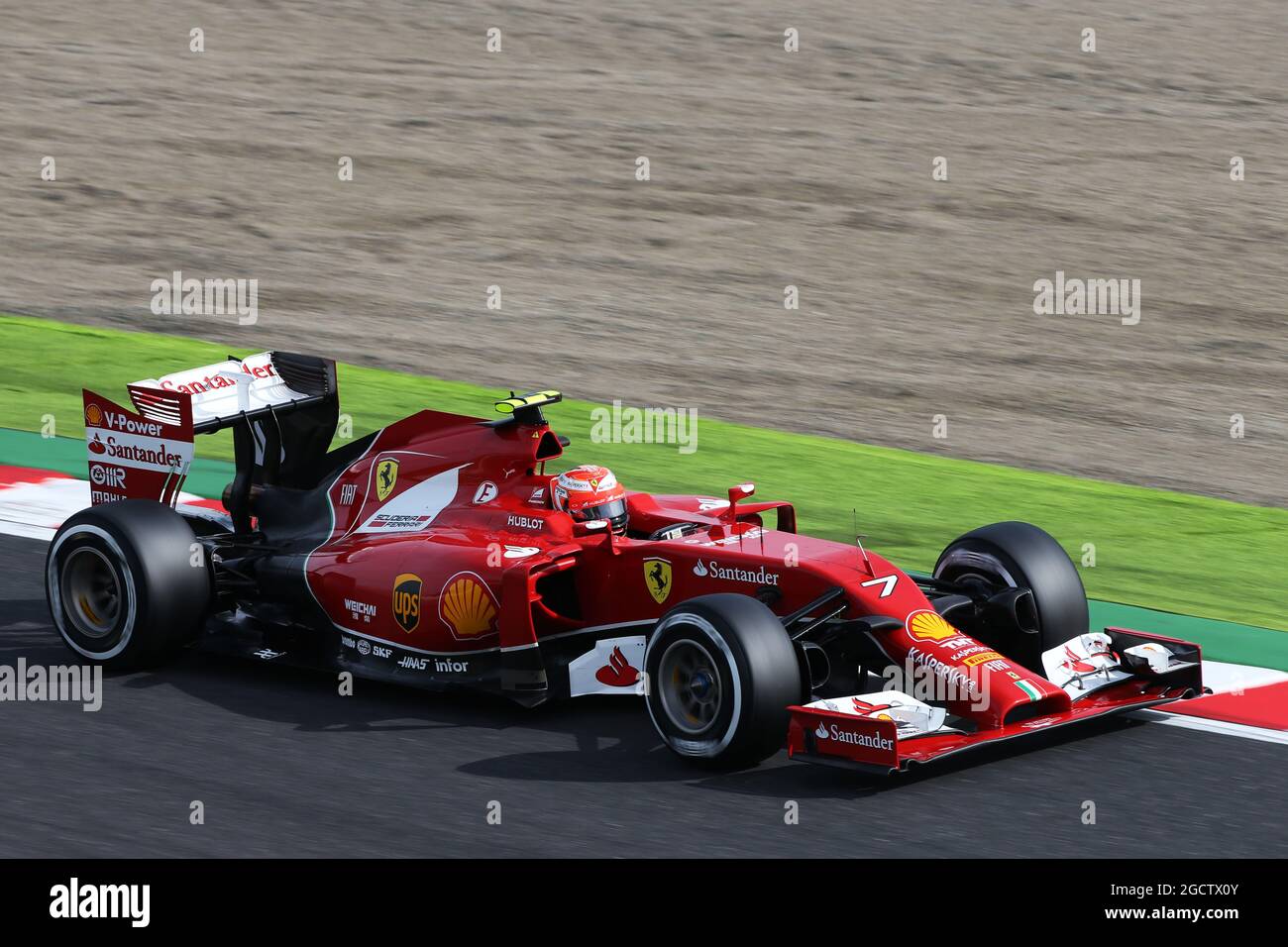 Kimi Räikkönen (FIN) Ferrari F14-T. Großer Preis von Japan, Samstag, 4. Oktober 2014. Suzuka, Japan. Stockfoto