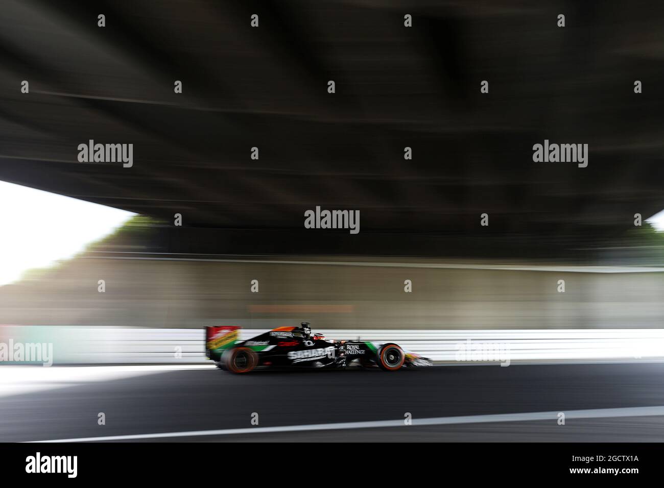 Nico Hulkenberg (GER) Sahara Force India F1 VJM07. Großer Preis von Japan, Samstag, 4. Oktober 2014. Suzuka, Japan. Stockfoto