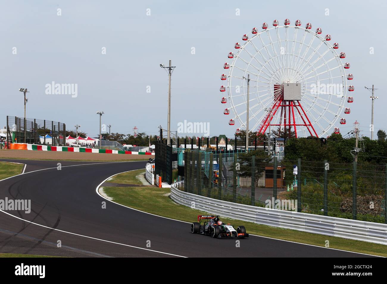 Nico Hulkenberg (GER) Sahara Force India F1 VJM07. Großer Preis von Japan, Samstag, 4. Oktober 2014. Suzuka, Japan. Stockfoto