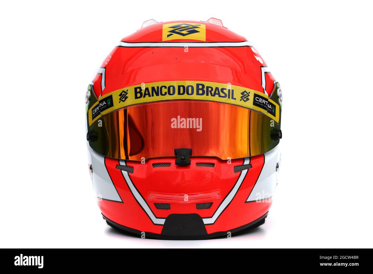 Der Helm des sauber F1-Teams von Fam. Großer Preis von Australien, Donnerstag, 12. März 2015. Albert Park, Melbourne, Australien. Stockfoto