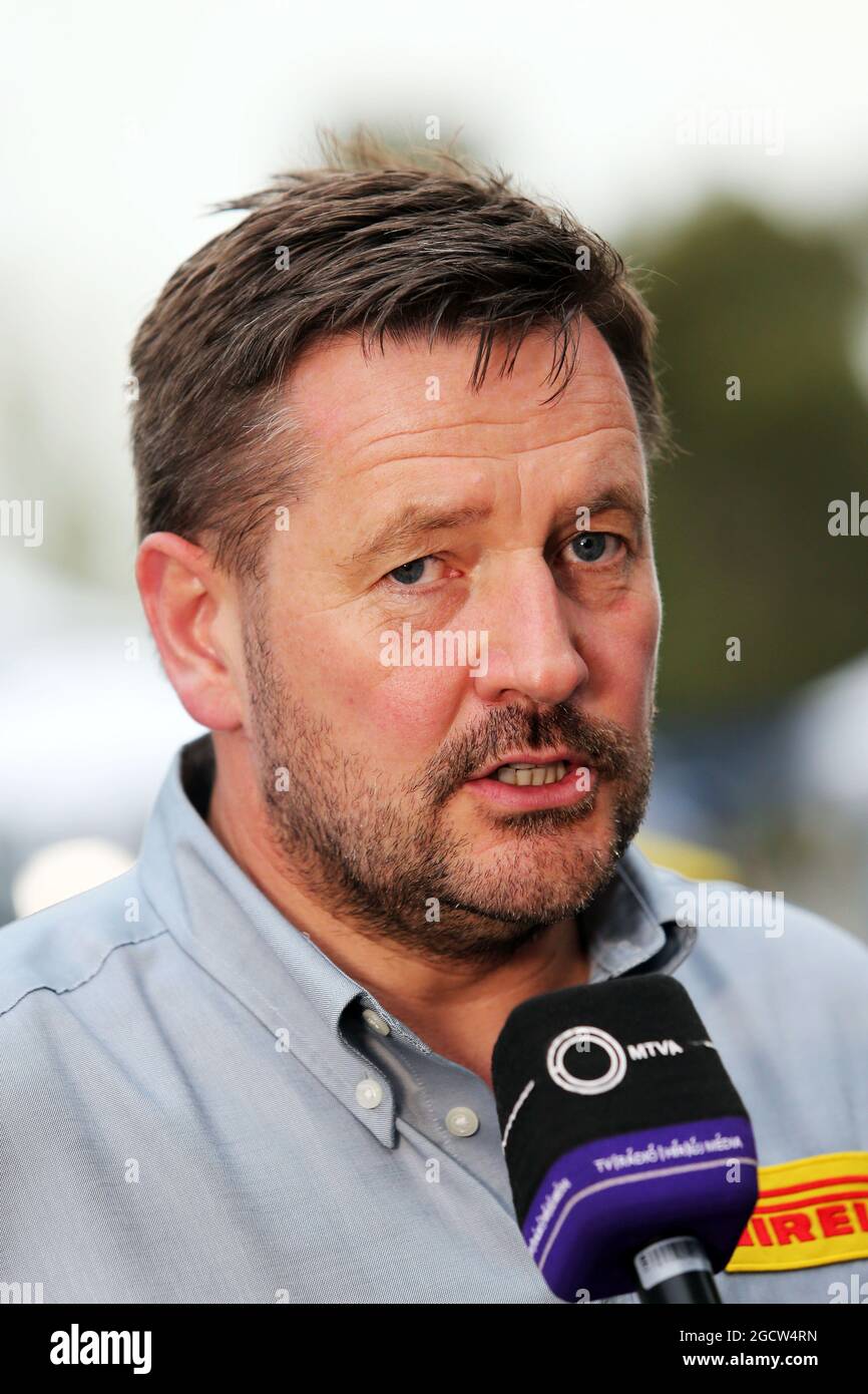 Paul Hembery (GBR) Pirelli Motorsport Director. Großer Preis von Australien, Samstag, 14. März 2015. Albert Park, Melbourne, Australien. Stockfoto