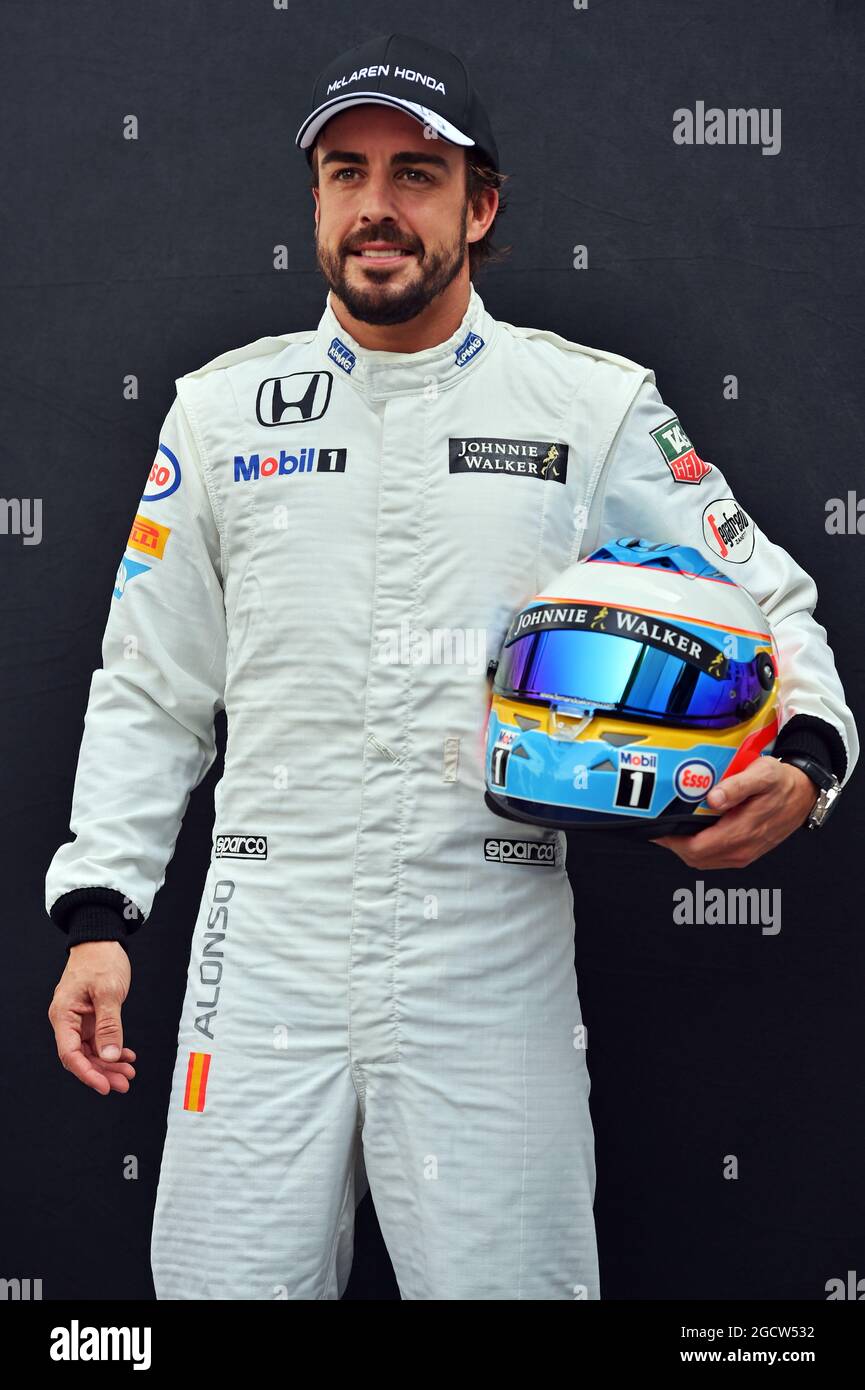 Fernando Alonso (ESP) McLaren. Großer Preis von Malaysia, Donnerstag, 26. März 2015. Sepang, Kuala Lumpur, Malaysia. Stockfoto