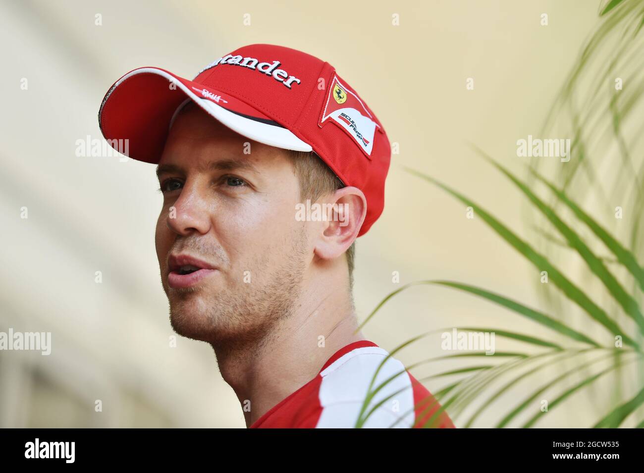 Sebastian Vettel (GER) Ferrari. Großer Preis von Malaysia, Donnerstag, 26. März 2015. Sepang, Kuala Lumpur, Malaysia. Stockfoto