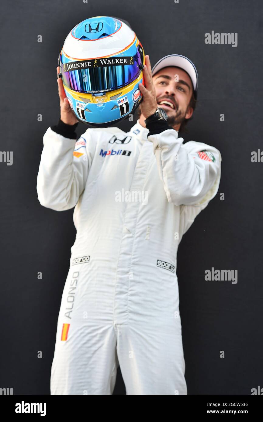 Fernando Alonso (ESP) McLaren. Großer Preis von Malaysia, Donnerstag, 26. März 2015. Sepang, Kuala Lumpur, Malaysia. Stockfoto