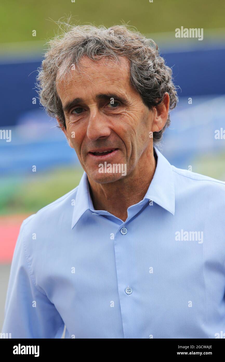 Alain Prost (FRA). Großer Preis von Österreich, Sonntag, 21. Juni 2015. Spielberg, Österreich. Stockfoto