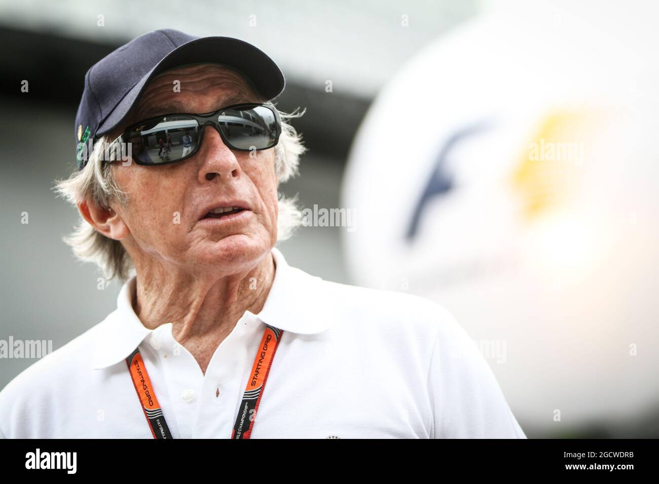 Jackie Stewart (GBR). Großer Preis von Singapur, Donnerstag, 17. September 2015. Marina Bay Street Circuit, Singapur. Stockfoto