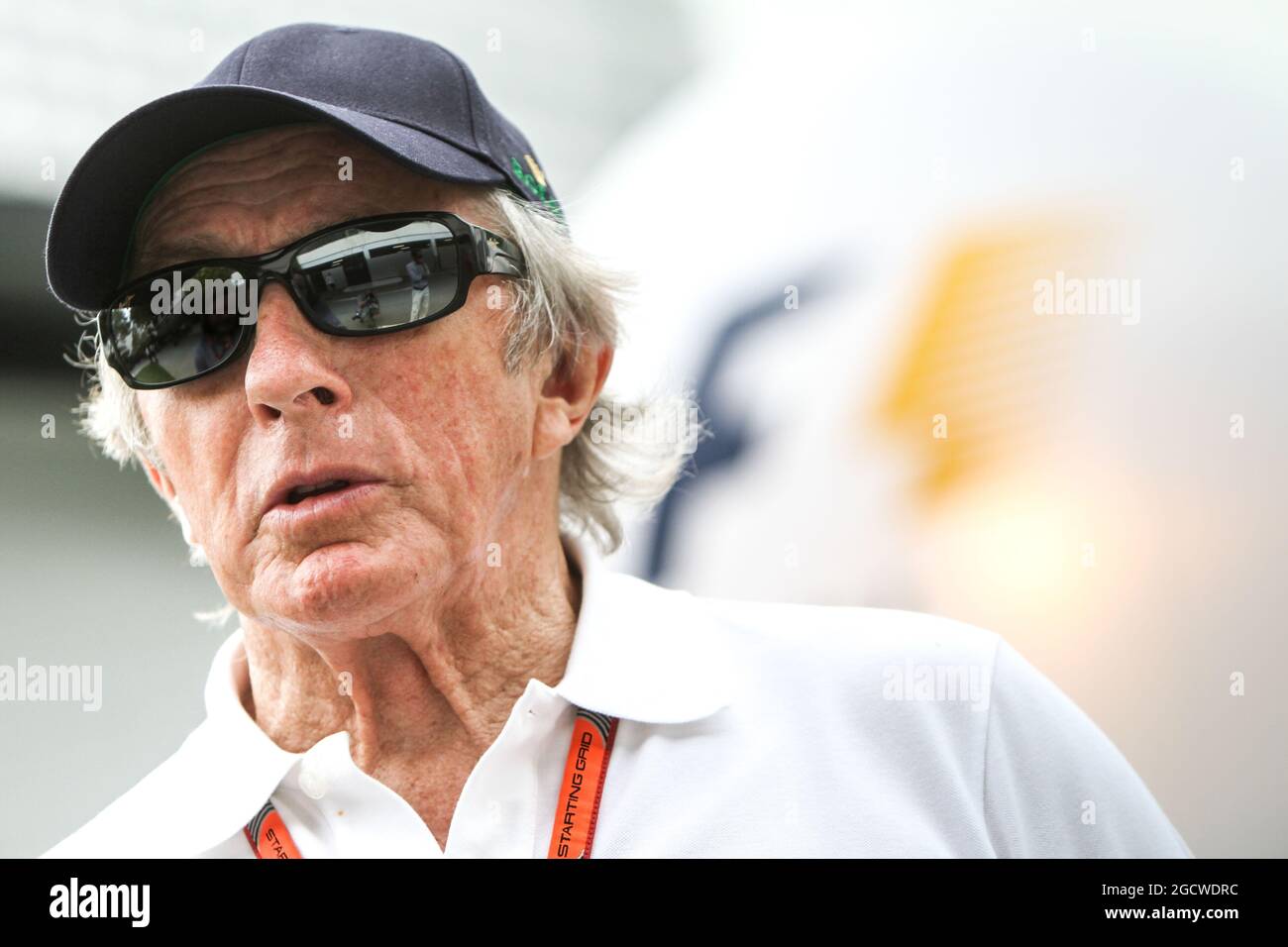 Jackie Stewart (GBR). Großer Preis von Singapur, Donnerstag, 17. September 2015. Marina Bay Street Circuit, Singapur. Stockfoto