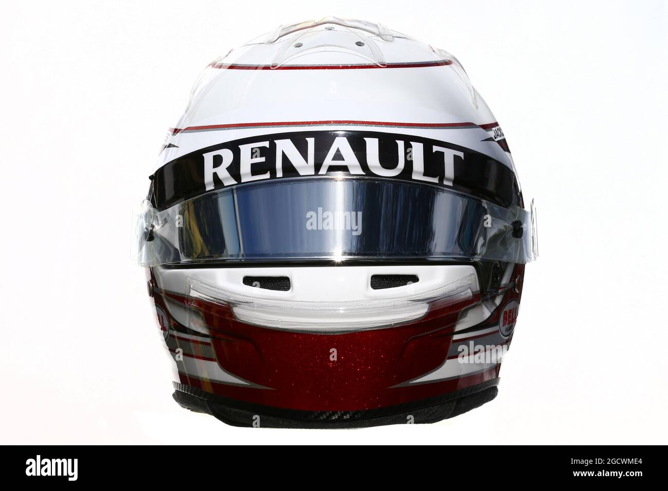 Der Helm von Kevin Magnussen (DEN) Renault Sport F1 Team. Großer Preis von Australien, Donnerstag, 17. März 2016. Albert Park, Melbourne, Australien. Stockfoto