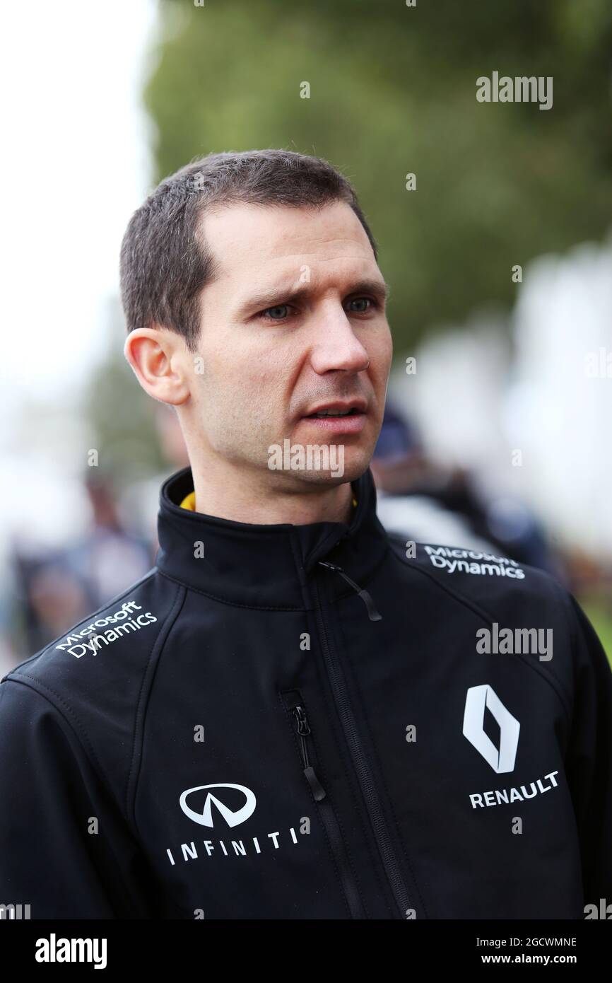 Remi Taffin (FRA) Technischer Leiter des Renault Sport F1-Motors. Großer Preis von Australien, Freitag, 18. März 2016. Albert Park, Melbourne, Australien. Stockfoto