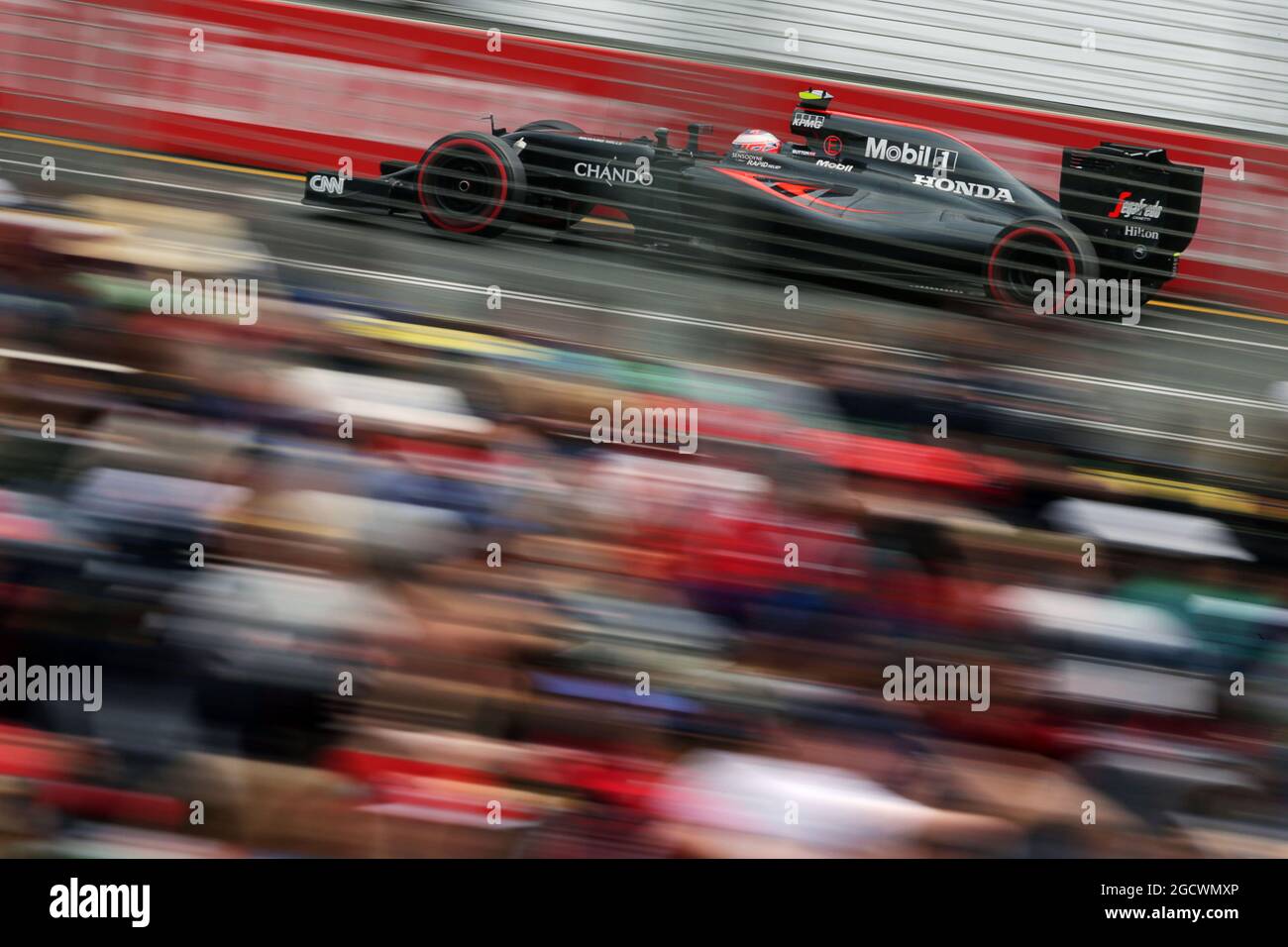 Jenson-Taste (GBR) McLaren MP4-31. Großer Preis von Australien, Samstag, 19. März 2016. Albert Park, Melbourne, Australien. Stockfoto