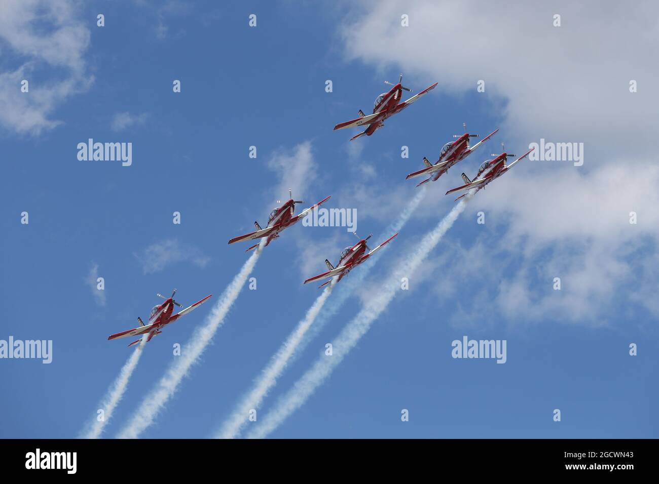 Luftanzeige. Großer Preis von Australien, Sonntag, 20. März 2016. Albert Park, Melbourne, Australien. Stockfoto