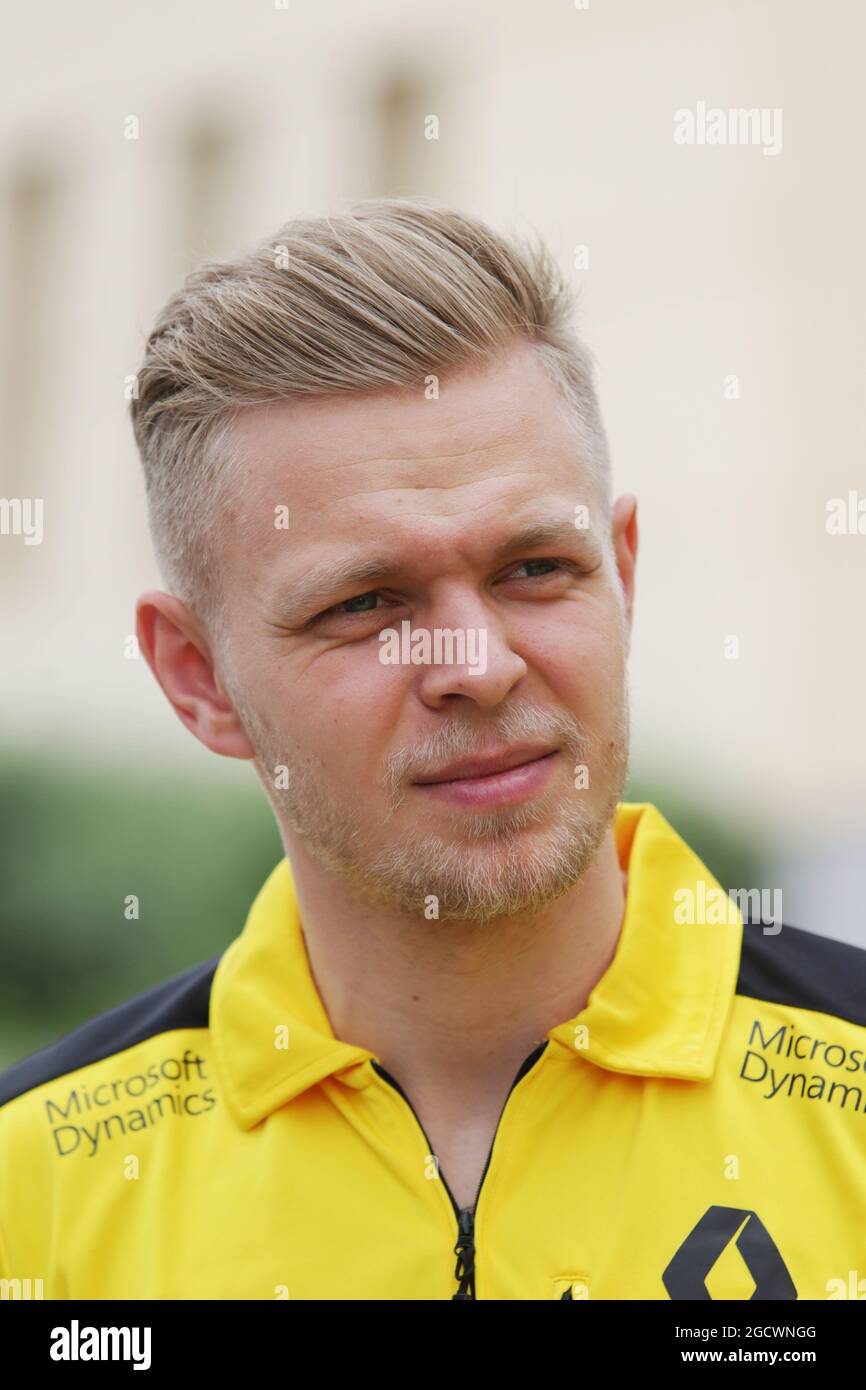 Kevin Magnussen (DEN) Renault Sport F1 Team. Großer Preis von Bahrain, Donnerstag, 31. März 2016. Sakhir, Bahrain. Stockfoto