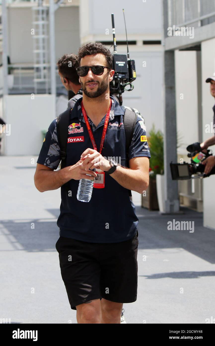 Daniel Ricciardo (AUS) Red Bull Racing. Großer Preis von Europa, Samstag, 18. Juni 2016. Baku City Circuit, Aserbaidschan. Stockfoto