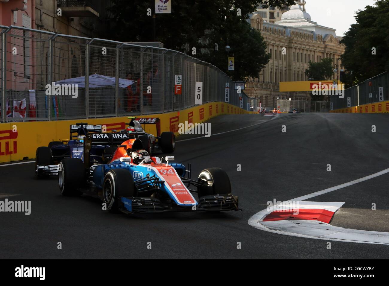 Pascal Wehrlein (GER) Manor Racing MRT05. Großer Preis von Europa, Sonntag, 19. Juni 2016. Baku City Circuit, Aserbaidschan. Stockfoto