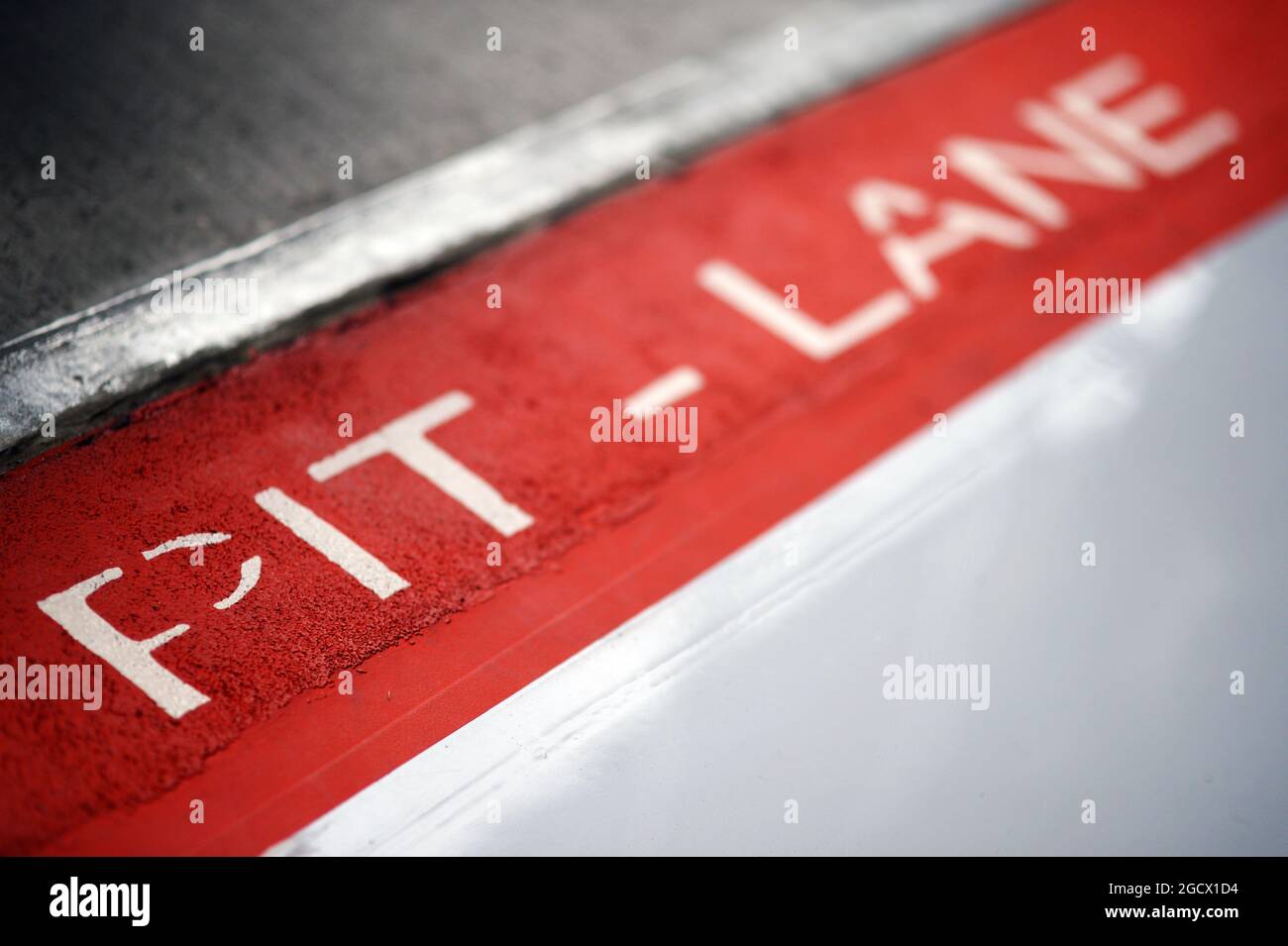 Pit Lane. Großer Preis von Ungarn, Freitag, 22. Juli 2016. Budapest, Ungarn. Stockfoto