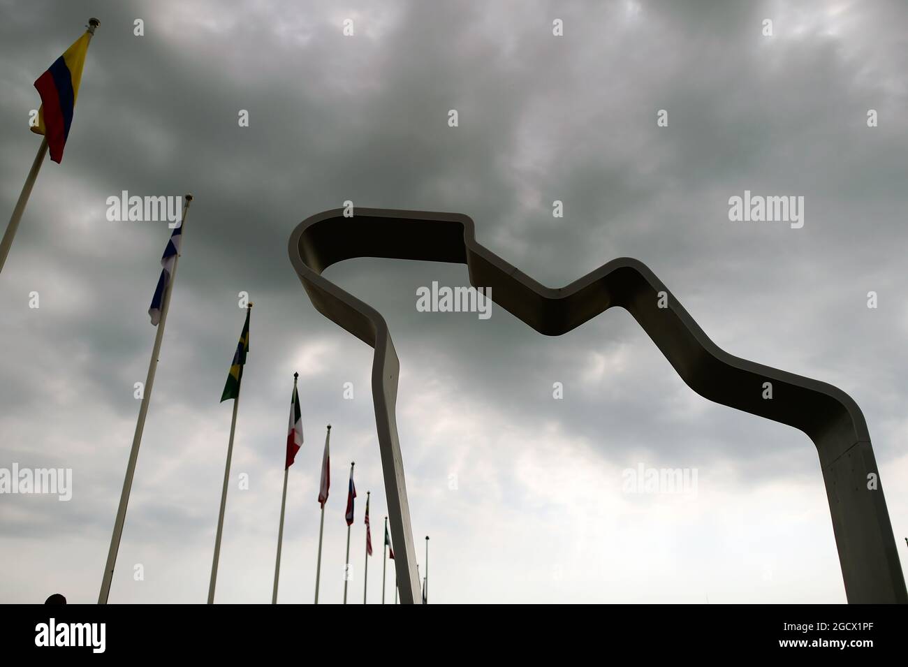 Hungaroring-Atmosphäre. Großer Preis von Ungarn, Sonntag, 24. Juli 2016. Budapest, Ungarn. Stockfoto