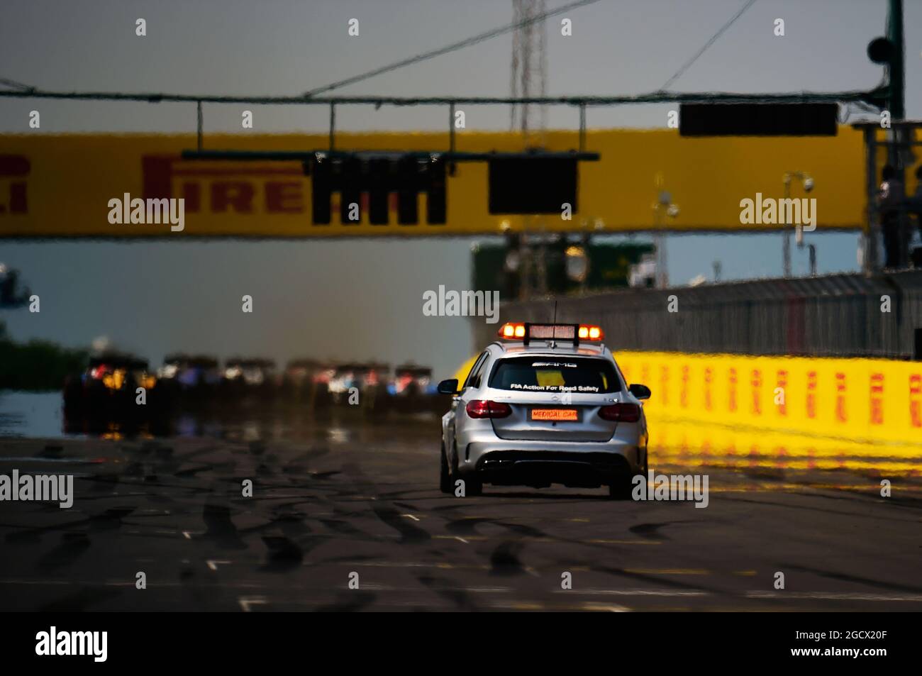 Der Start des Rennens. Großer Preis von Ungarn, Sonntag, 24. Juli 2016. Budapest, Ungarn. Stockfoto