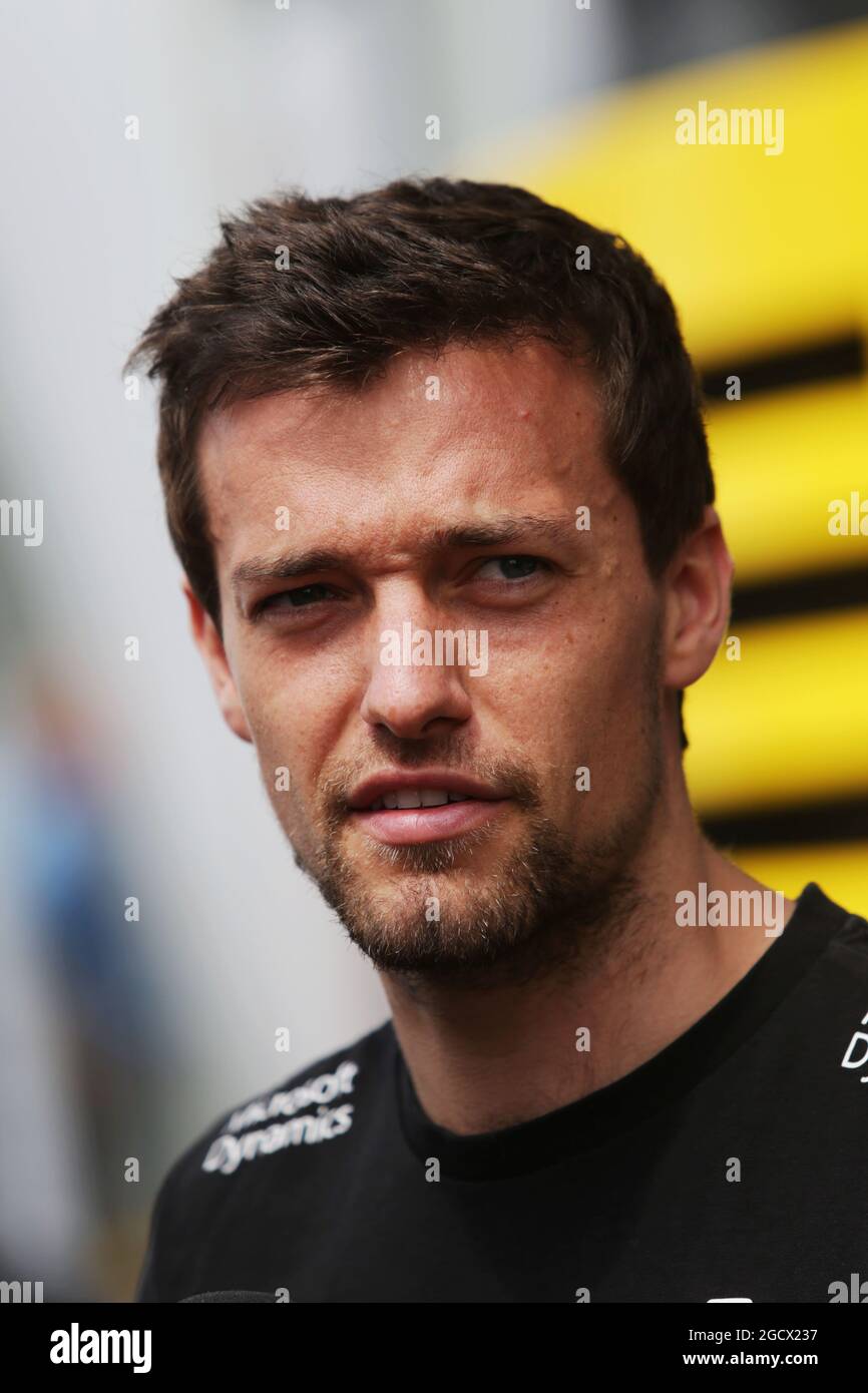 Jolyon Palmer (GBR) Renault Sport F1 Team. Großer Preis von Deutschland, Donnerstag, 28. Juli 2016. Hockenheim, Deutschland. Stockfoto