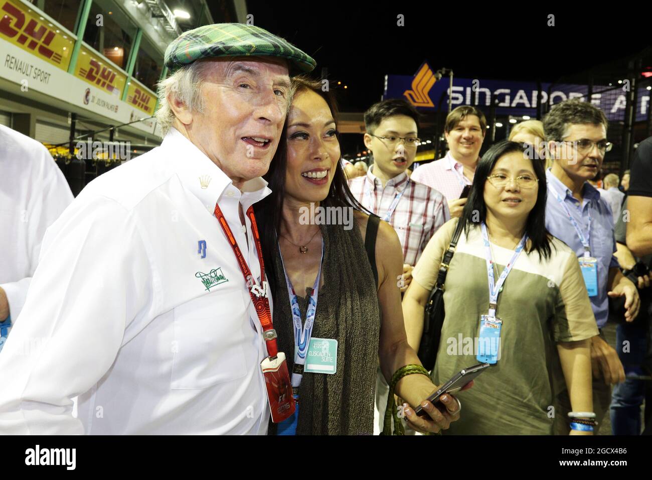 Jackie Stewart (GBR). Großer Preis von Singapur, Samstag, 17. September 2016. Marina Bay Street Circuit, Singapur. Stockfoto