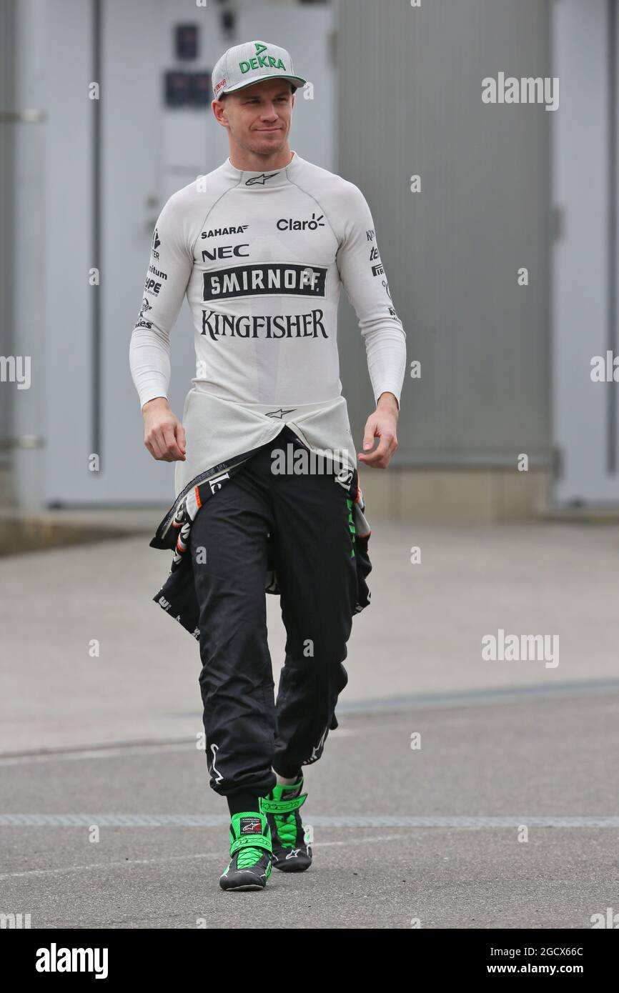 Nico Hulkenberg (GER) Sahara Force India F1. Großer Preis von Japan, Freitag, 7. Oktober 2016. Suzuka, Japan. Stockfoto