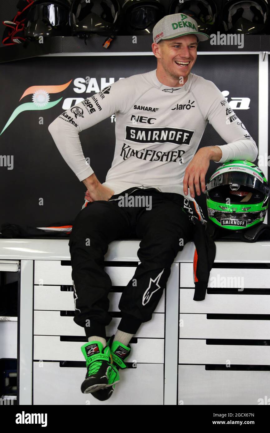 Nico Hulkenberg (GER) Sahara Force India F1. Großer Preis von Japan, Freitag, 7. Oktober 2016. Suzuka, Japan. Stockfoto