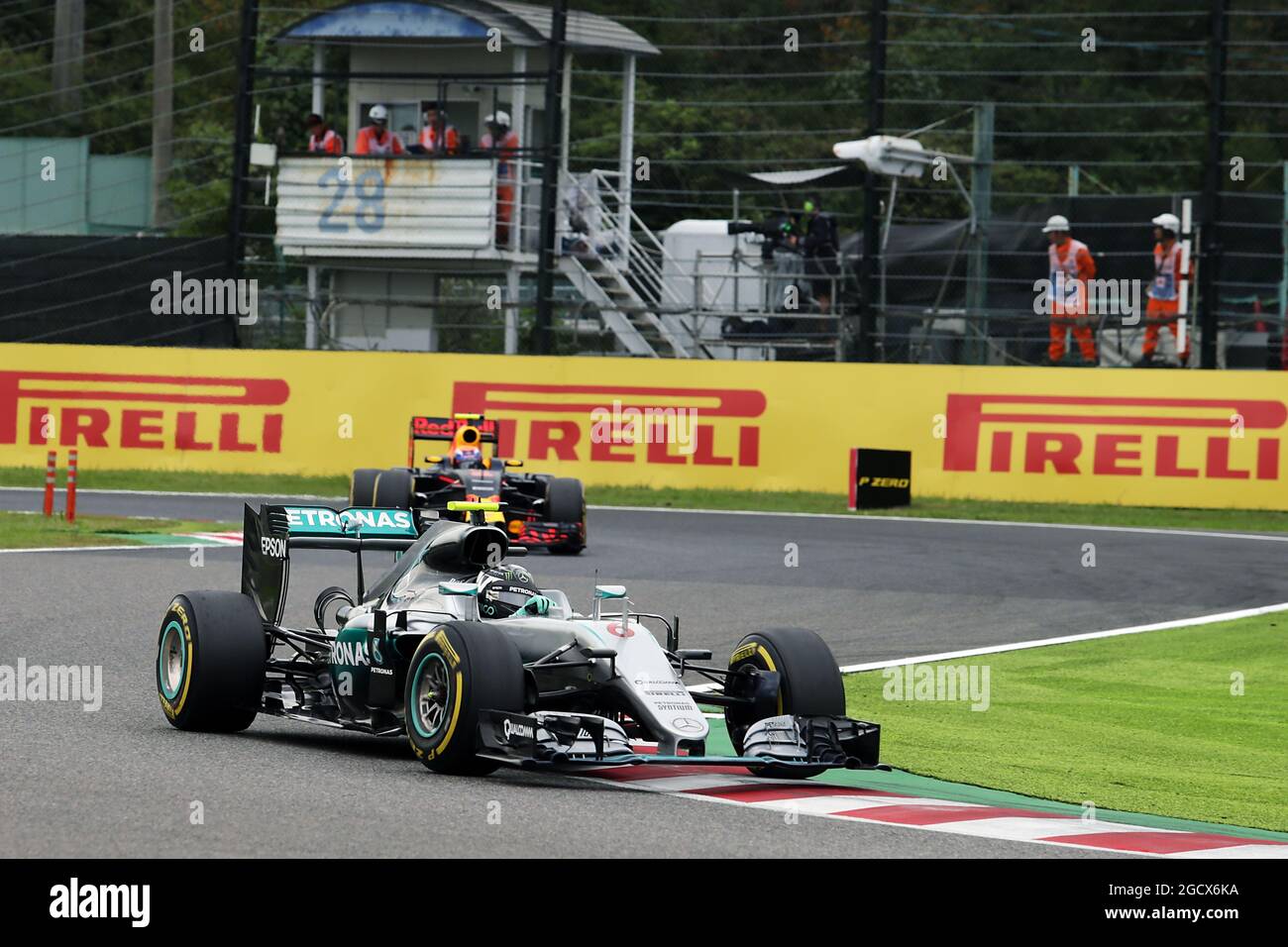 Nico Rosberg (GER) Mercedes AMG F1 W07 Hybrid. Großer Preis von Japan, Sonntag, 9. Oktober 2016. Suzuka, Japan. Stockfoto