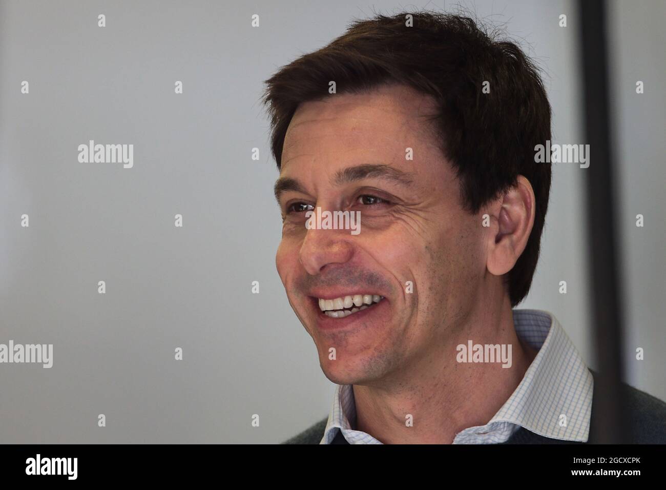 Toto Wolff (GER) Mercedes AMG F1 Aktionär und Executive Director. Formula One Testing, Tag 2, Mittwoch, 8. März 2017. Barcelona, Spanien. Stockfoto