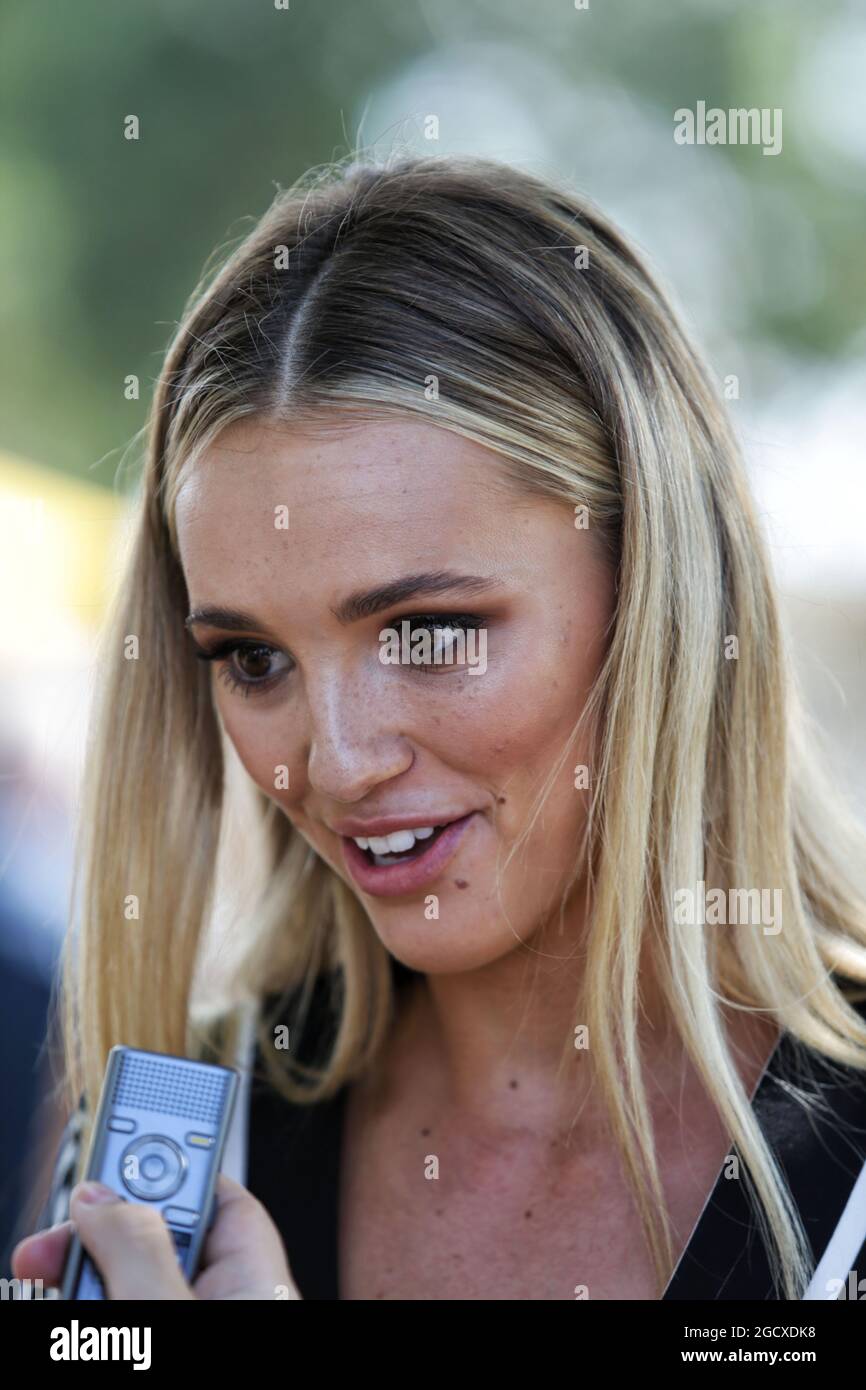 Brooke Hogan (AUS) Modell. Großer Preis von Australien, Sonntag, 26. März 2017. Albert Park, Melbourne, Australien. Stockfoto