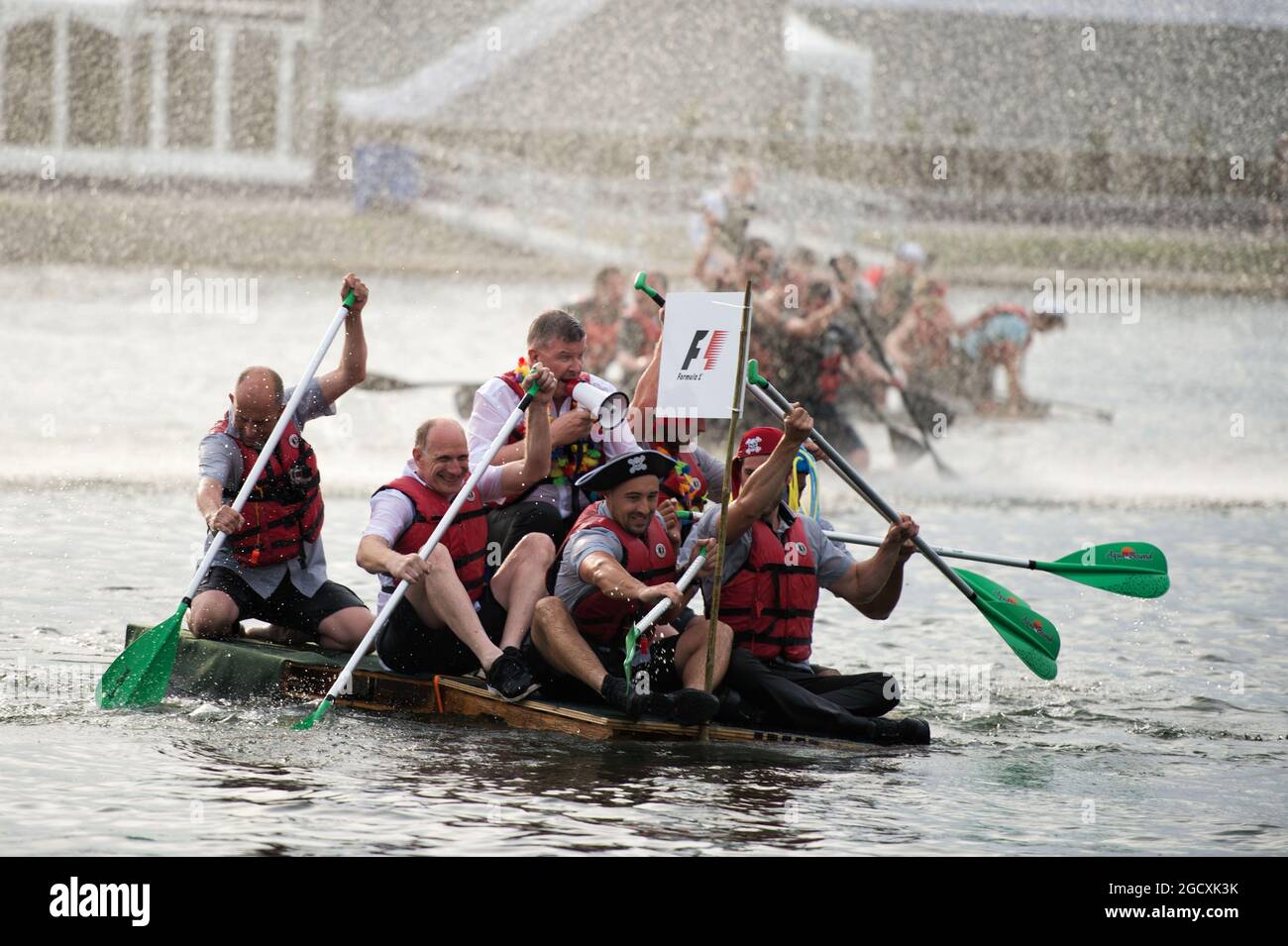 Ross Brawn (GBR) Managing Director, Motorsport beim Formel-1-Raft-Rennen. Großer Preis von Kanada, Samstag, 10. Juni 2017. Montreal, Kanada. Stockfoto