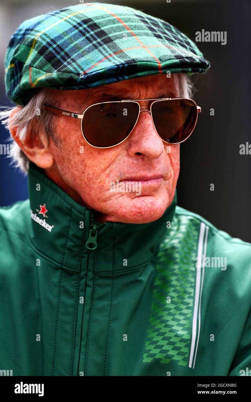 Jackie Stewart (GBR). Großer Preis von Großbritannien, Freitag, 14. Juli 2017. Silverstone, England. Stockfoto