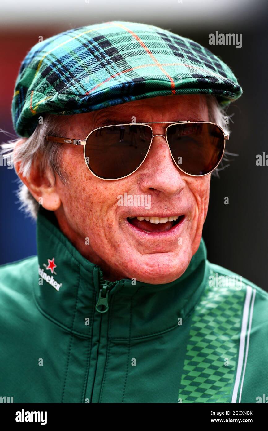 Jackie Stewart (GBR). Großer Preis von Großbritannien, Freitag, 14. Juli 2017. Silverstone, England. Stockfoto