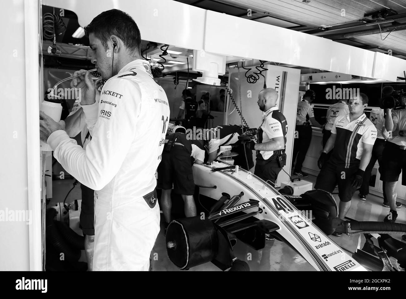 Paul di Resta (GBR) Williams FW40 Reserve Driver. Großer Preis von Ungarn, Samstag, 29. Juli 2017. Budapest, Ungarn. Stockfoto