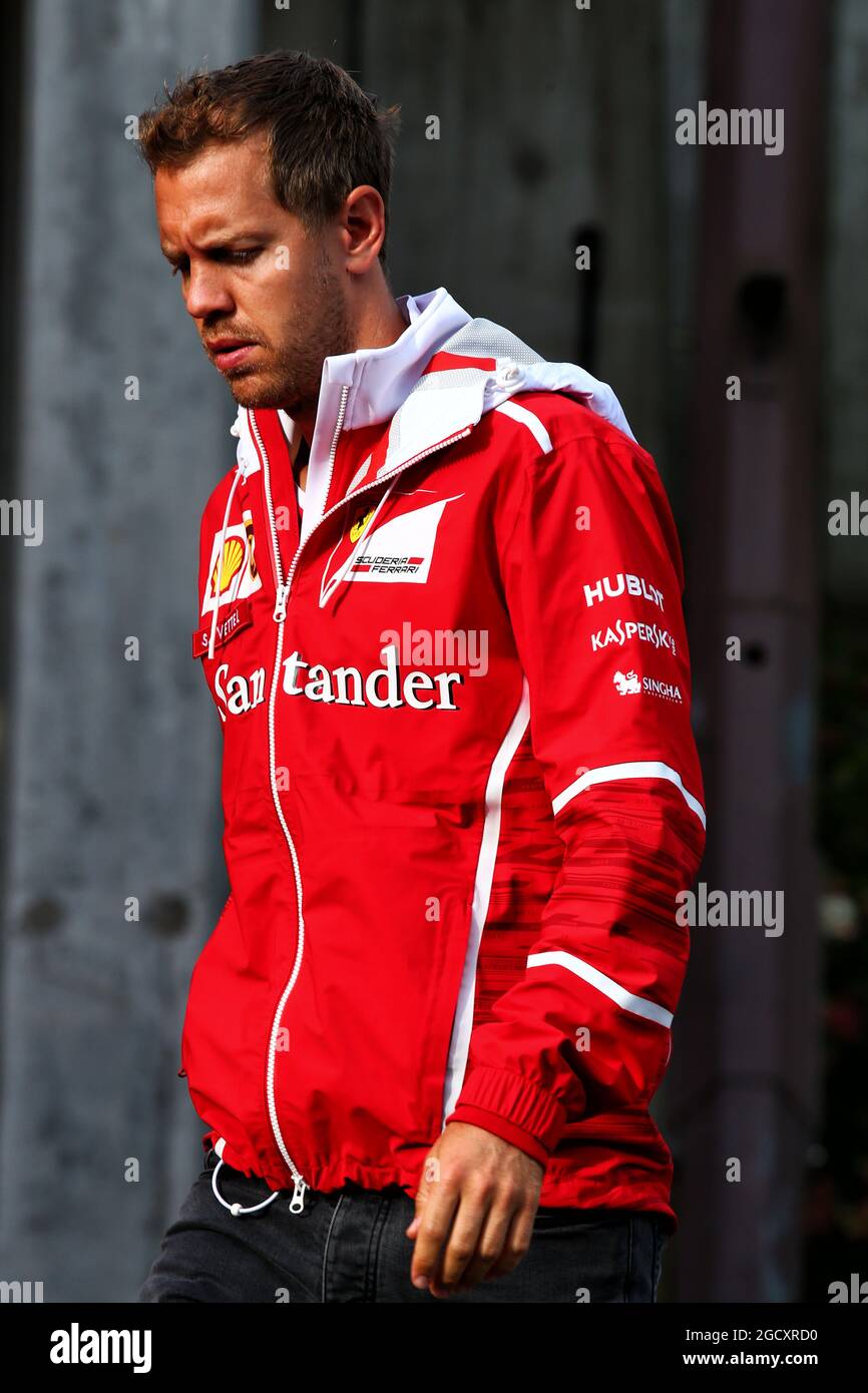 Sebastian Vettel (GER) Ferrari. Stockfoto