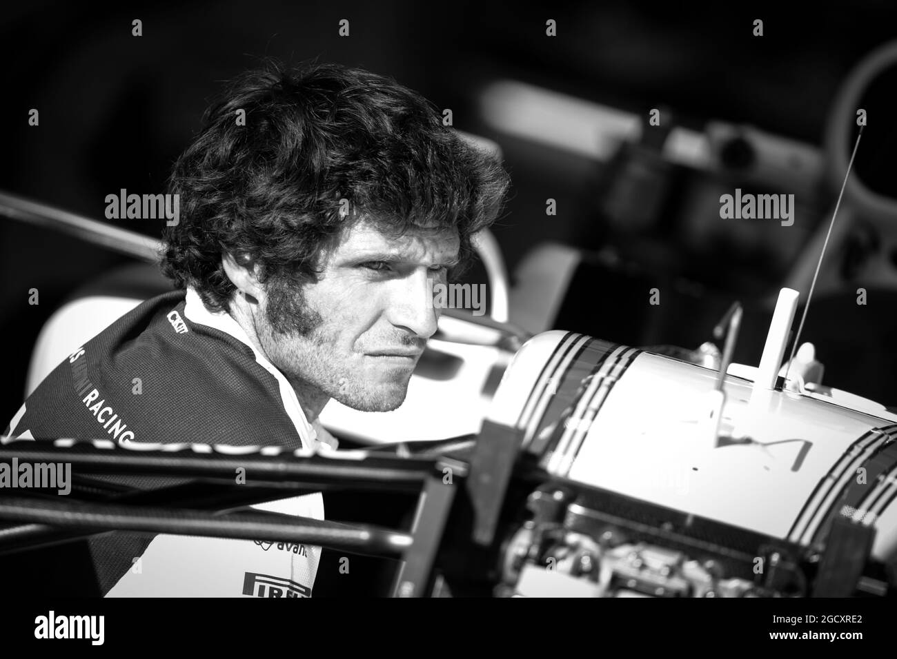 Guy Martin (GBR) Motorrad-Rennfahrer und TV-Persönlichkeit mit dem Williams-Team. Großer Preis von Belgien, Freitag, 25. August 2017. Spa-Francorchamps, Belgien. Stockfoto