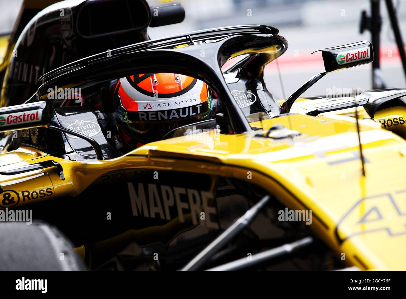 Jack Aitken (GBR) / (Kor) Renault Sport F1 Team RS18 Test- und Reservefahrer. Stockfoto
