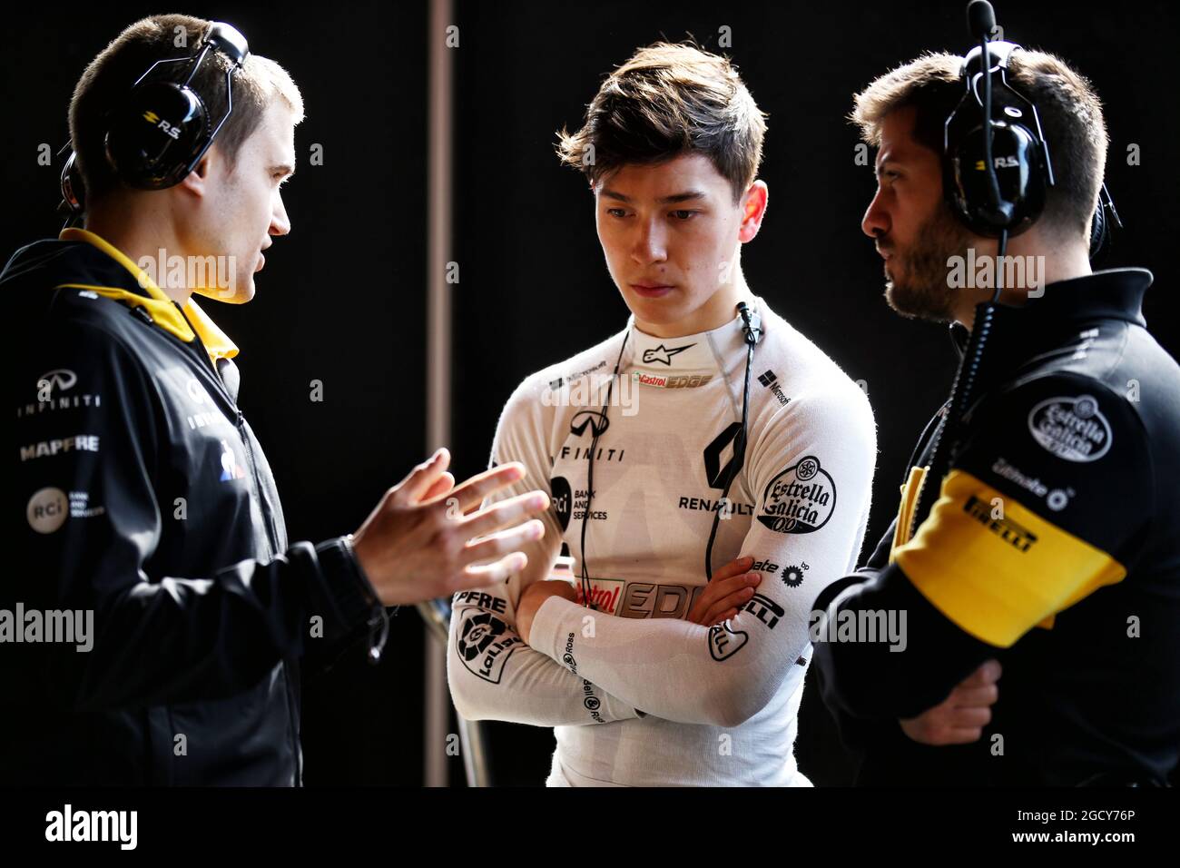 Jack Aitken (GBR) / (Kor) Renault Sport F1 Team Test- und Reservefahrer. Stockfoto