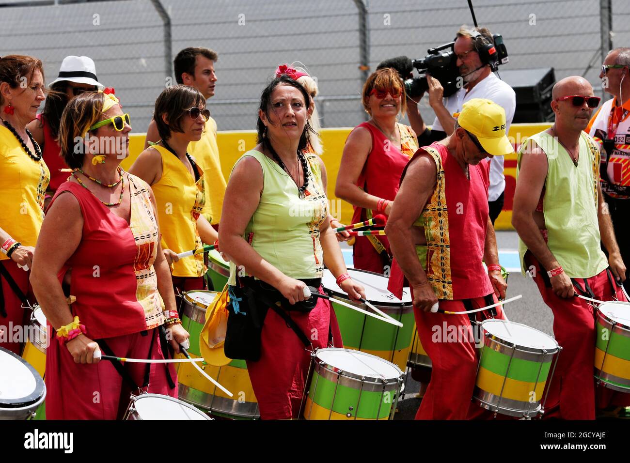 Grid-Atmosphäre. Großer Preis von Frankreich, Sonntag, 24. Juni 2018. Paul Ricard, Frankreich. Stockfoto