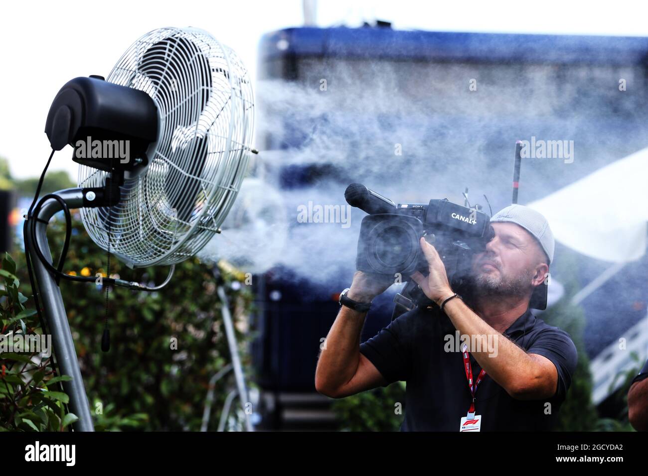 Paddock-Atmosphäre. Großer Preis von Ungarn, Freitag, 27. Juli 2018. Budapest, Ungarn. Stockfoto