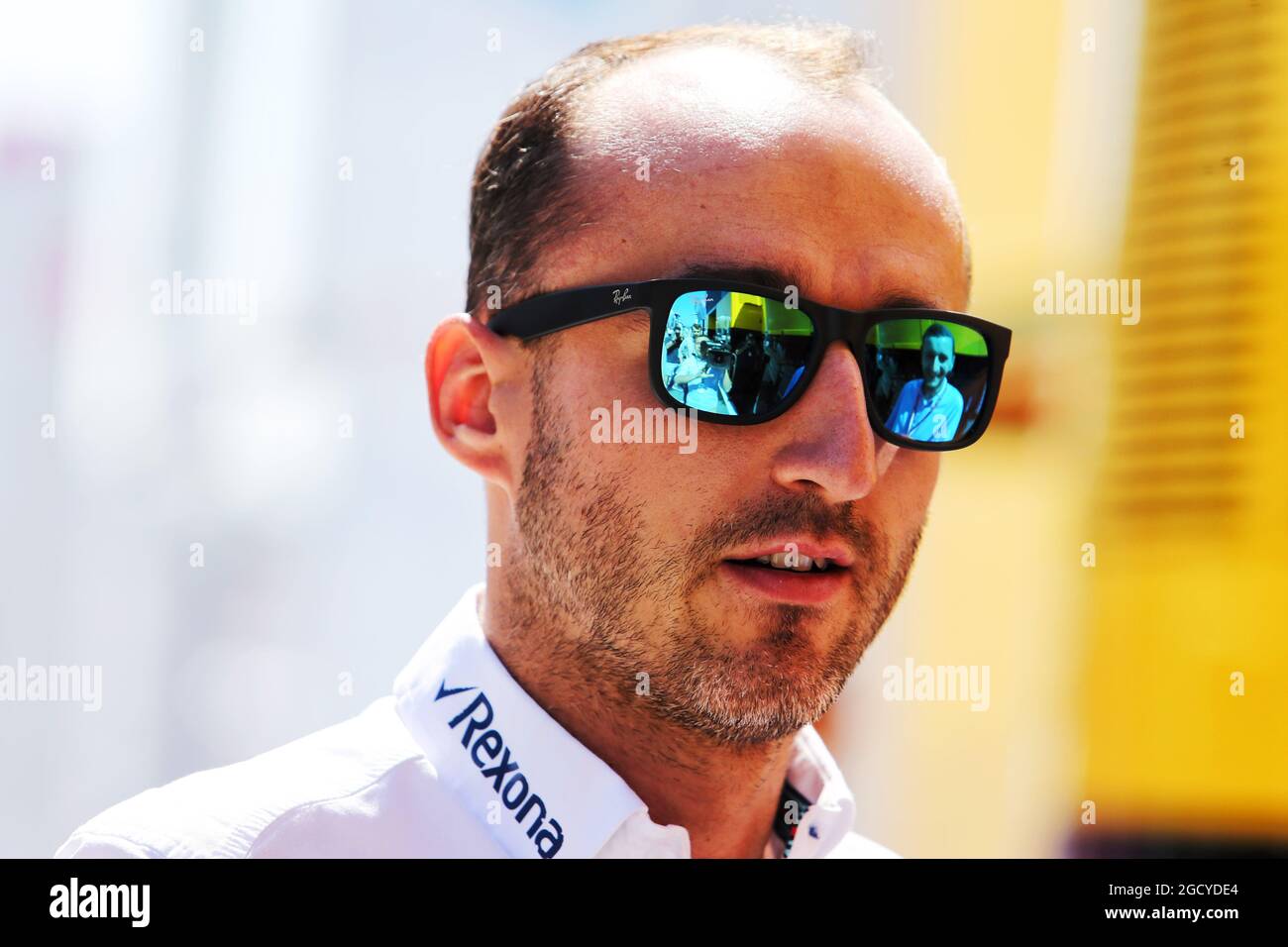 Robert Kubica (POL) Williams Reserve und Entwicklungstreiber. Großer Preis von Ungarn, Sonntag, 29. Juli 2018. Budapest, Ungarn. Stockfoto