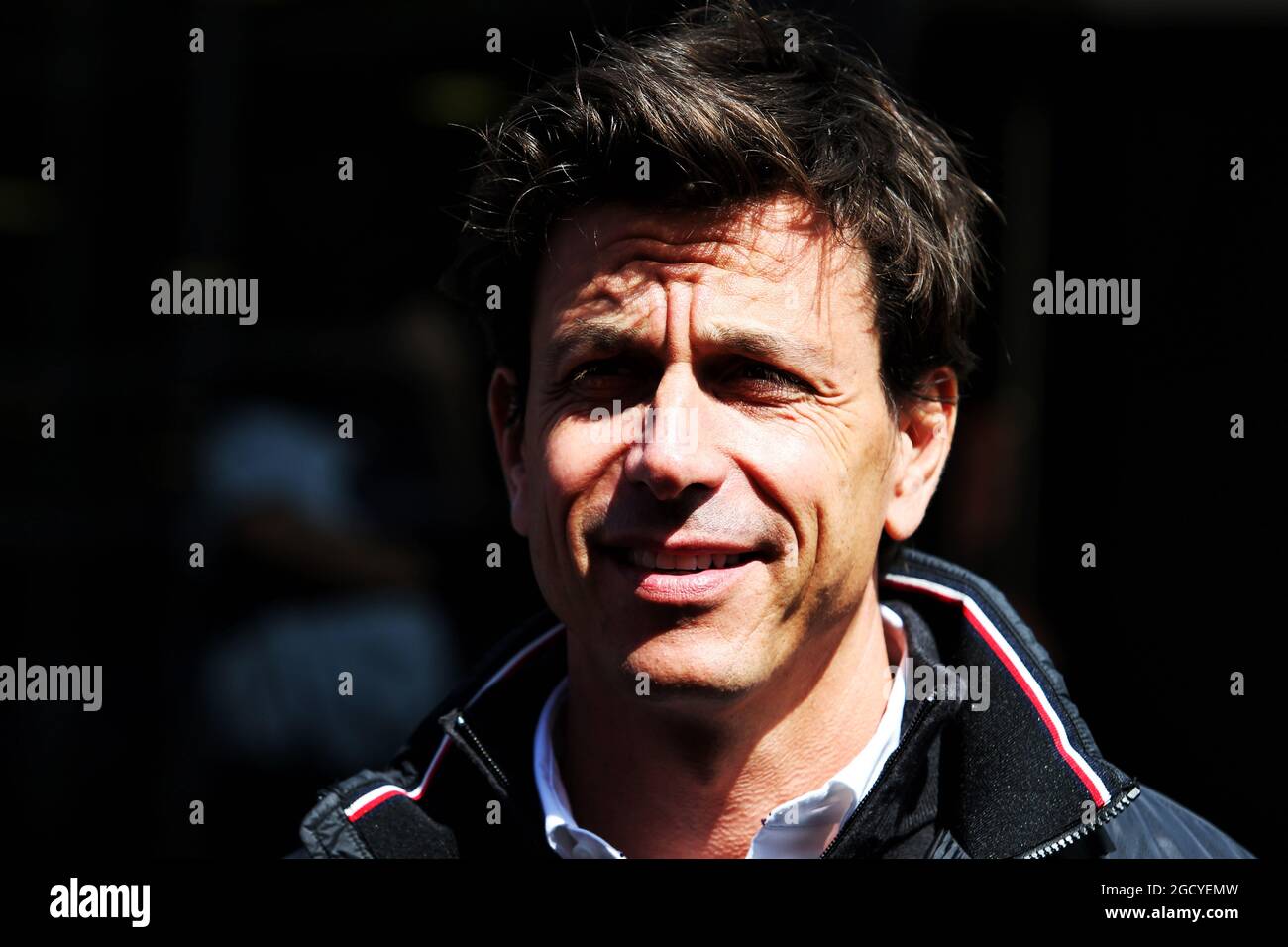 Toto Wolff (GER) Mercedes AMG F1 Aktionär und Executive Director. Großer Preis von Belgien, Samstag, 25. August 2018. Spa-Francorchamps, Belgien. Stockfoto