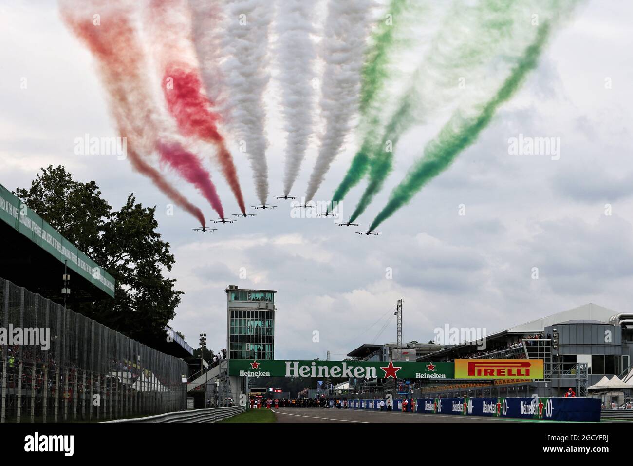 Grid-Atmosphäre. Großer Preis von Italien, Sonntag, 2. September 2018. Monza Italien. Stockfoto