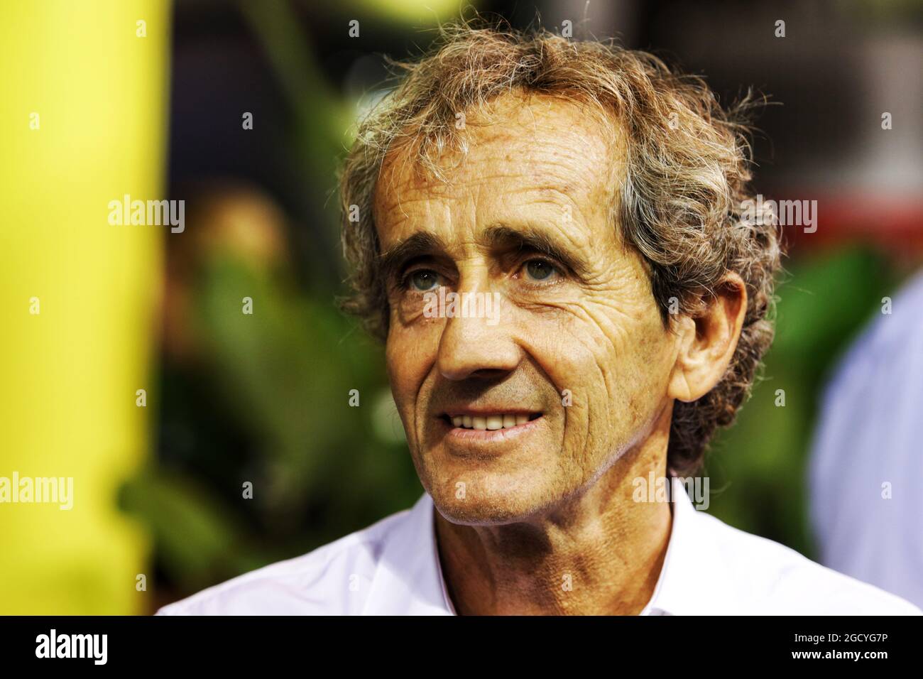 Alain Prost (FRA) Renault Sport F1 Team Special Advisor. Großer Preis von Singapur, Freitag, 14. September 2018. Marina Bay Street Circuit, Singapur. Stockfoto