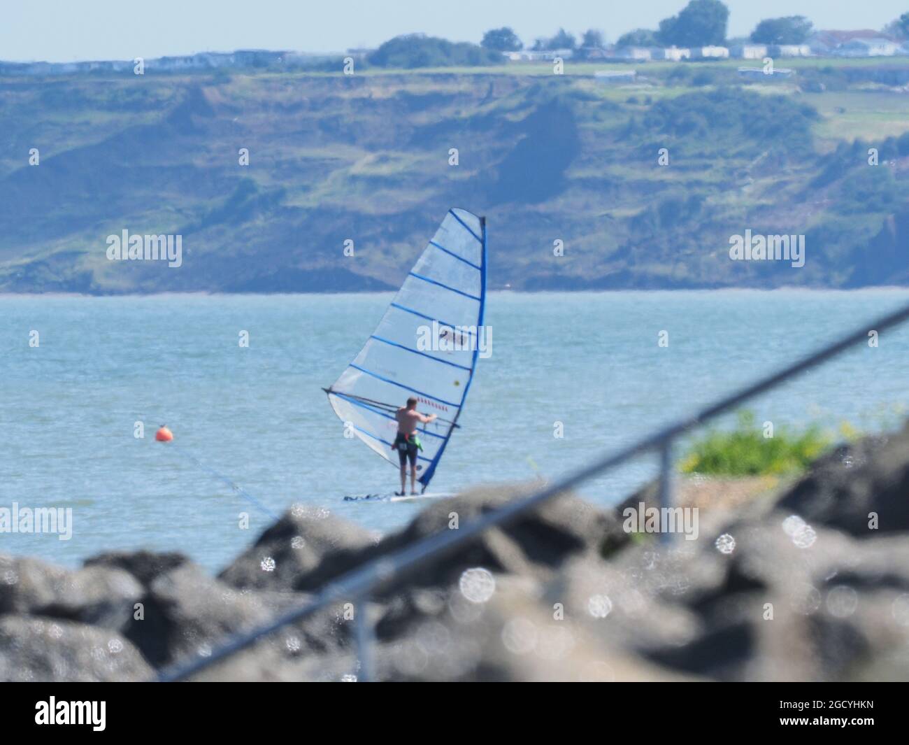 Sheerness, Kent, Großbritannien. August 2021. UK Wetter: Ein sonniger Nachmittag in Sheerness, Kent. Kredit: James Bell/Alamy Live Nachrichten Stockfoto