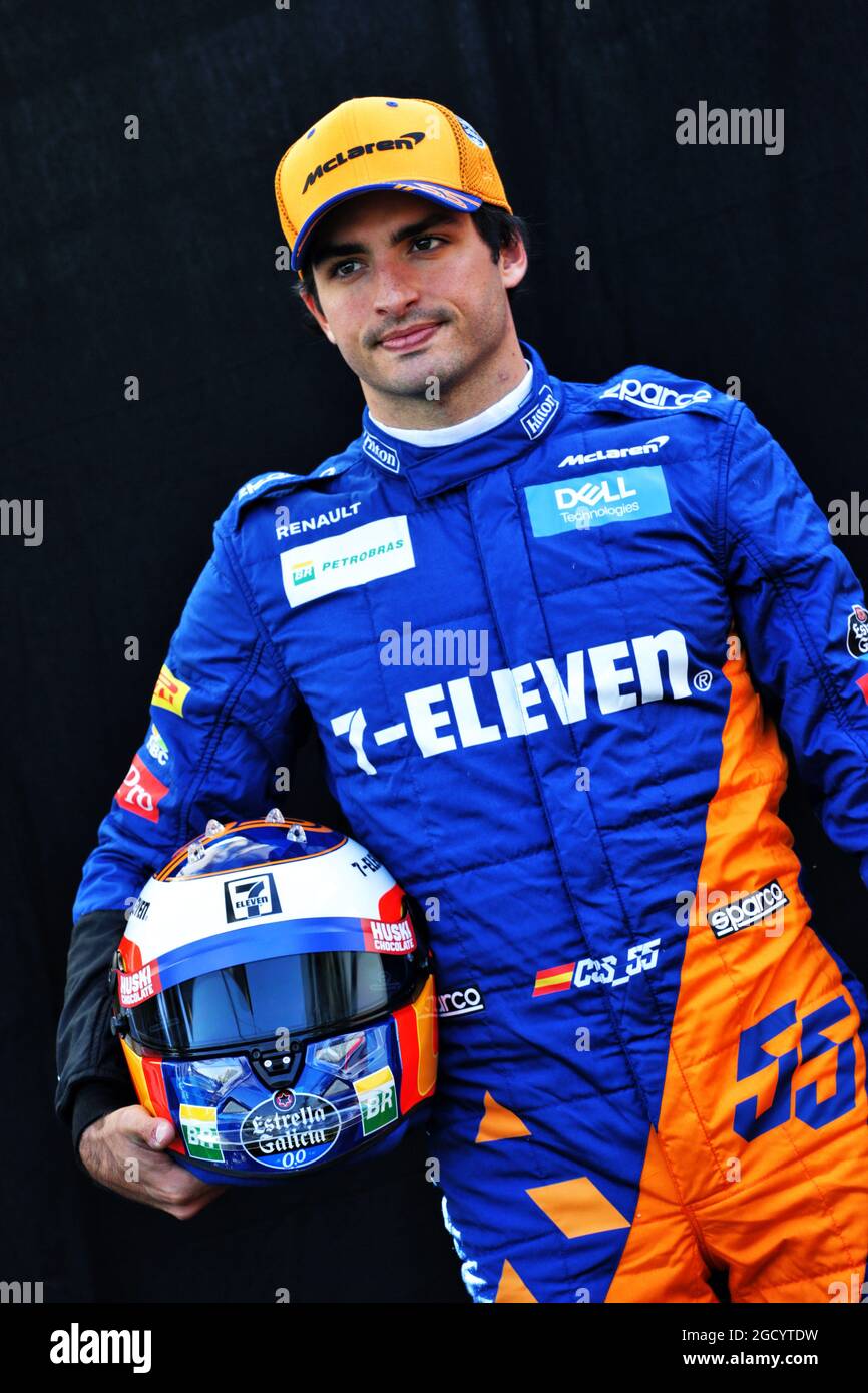 Carlos Sainz Jr (ESP) McLaren. Großer Preis von Australien, Donnerstag, 14. März 2019. Albert Park, Melbourne, Australien. Stockfoto