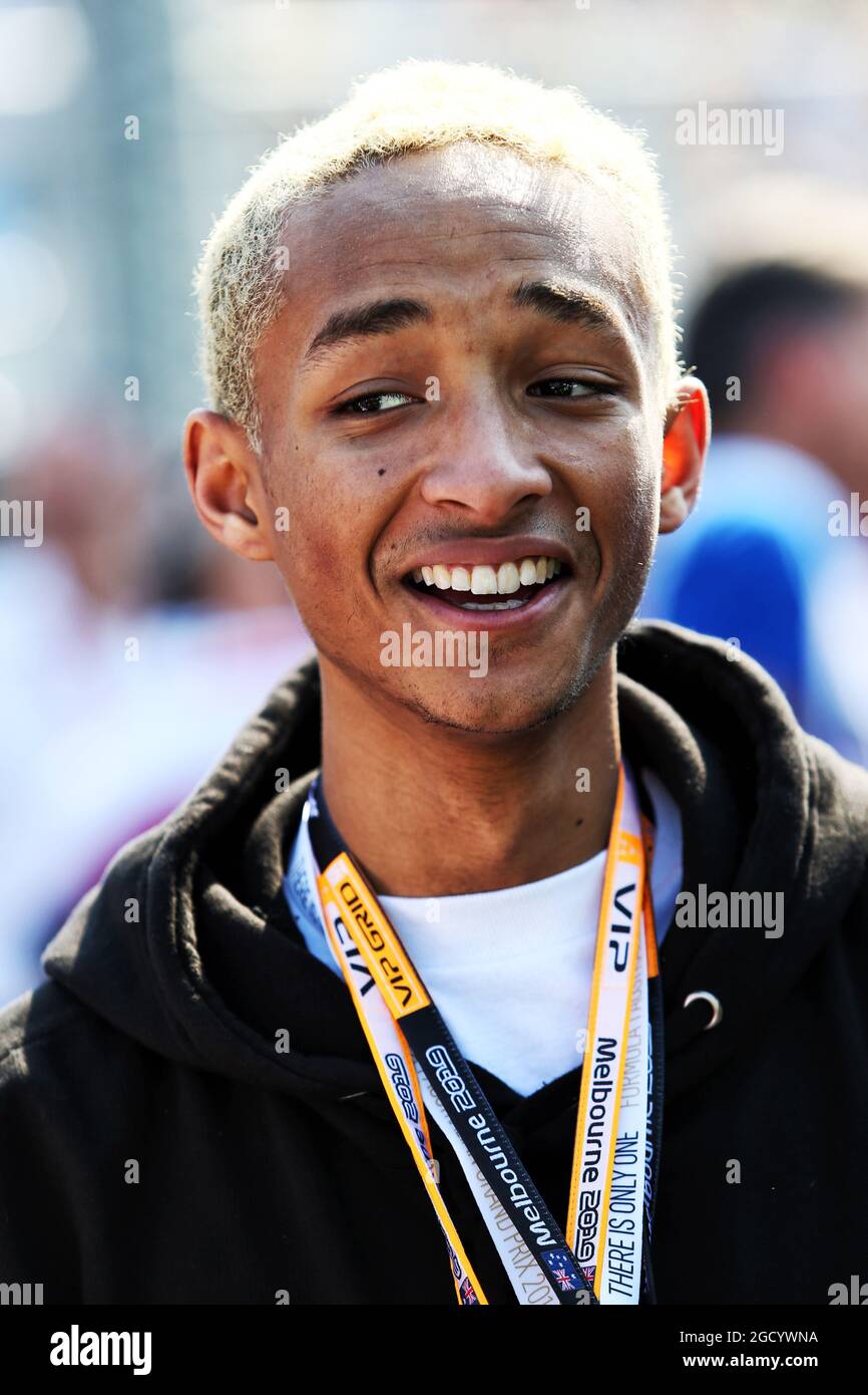 Jaden Smith (USA) am Start. Großer Preis von Australien, Sonntag, 17. März 2019. Albert Park, Melbourne, Australien. Stockfoto