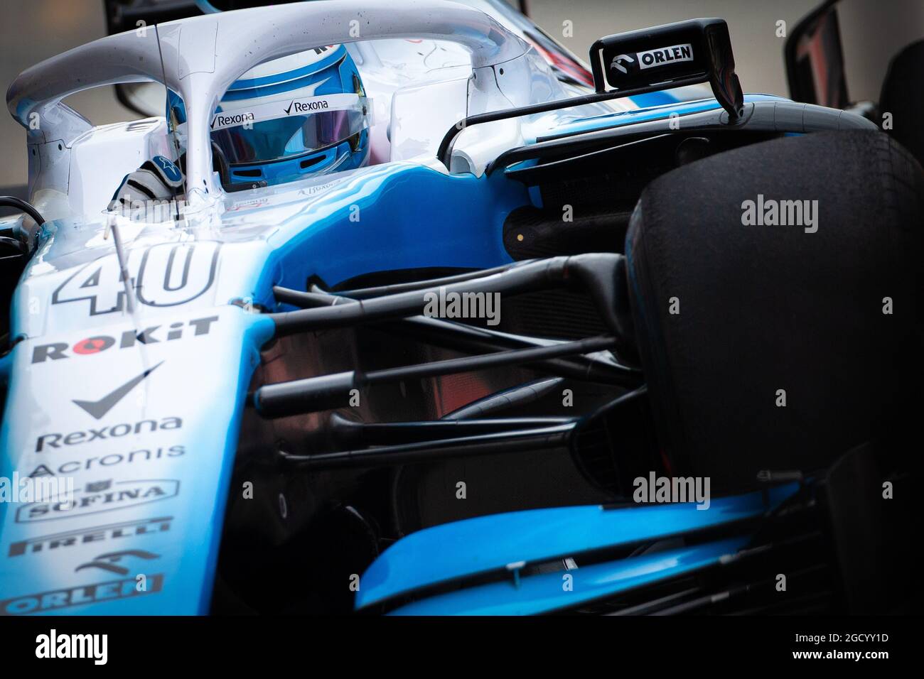 Williams Racing FW42 Test- und Entwicklungstreiber. Formula One Testing, Mittwoch, 3. April 2019. Sakhir, Bahrain. Stockfoto